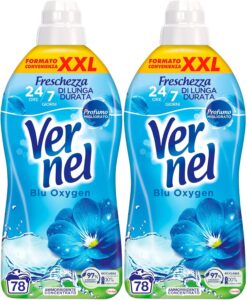 Vernel Azul Oxygen Suavizante Líquido Concentrado Vernel Suavizante Cielo Azul 95 lavados